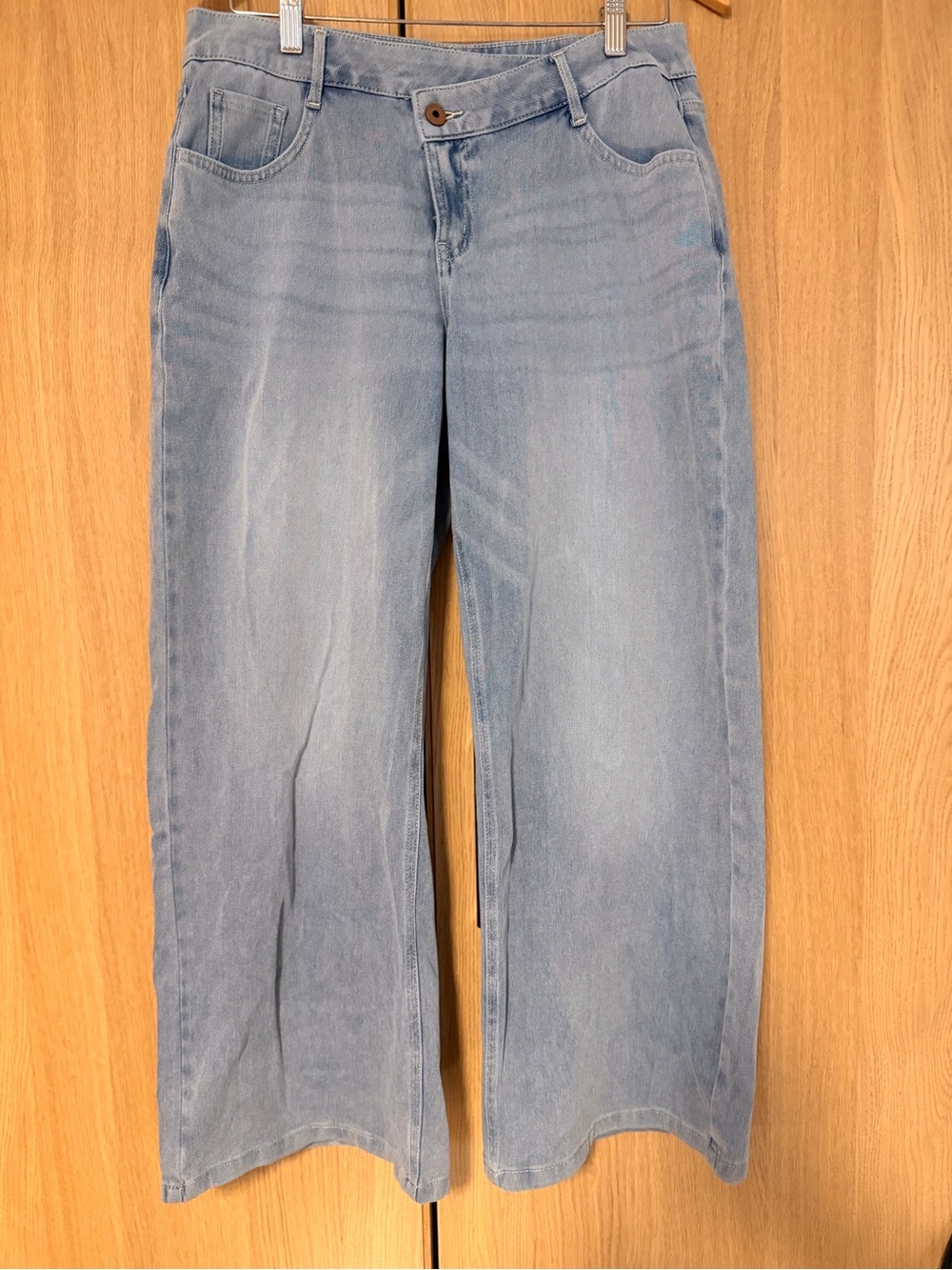 HALARA Light Blue High-Rise Wide Leg Jeans, MP - Picture 5 of 8